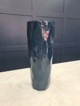 Navy Geo Vase